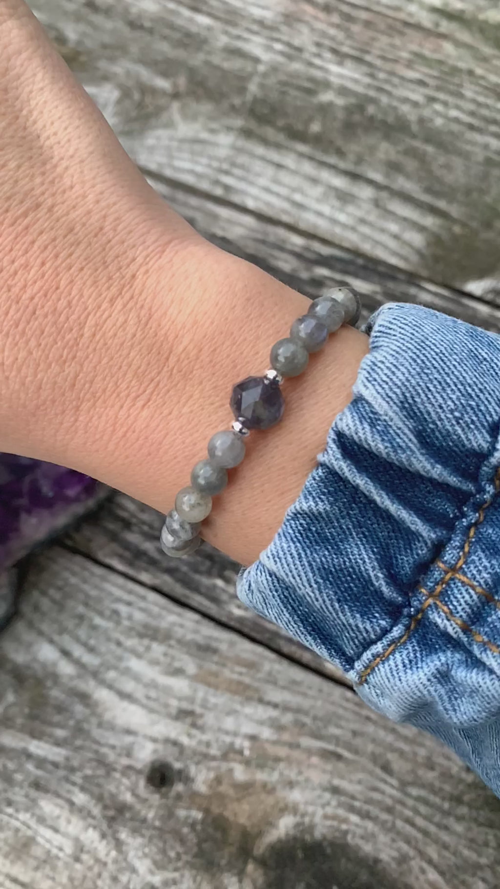 Iolite & Labradorite Bracelet