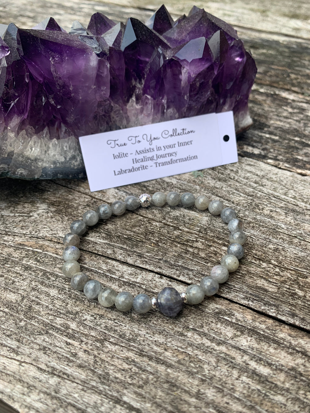 Iolite & Labradorite Bracelet