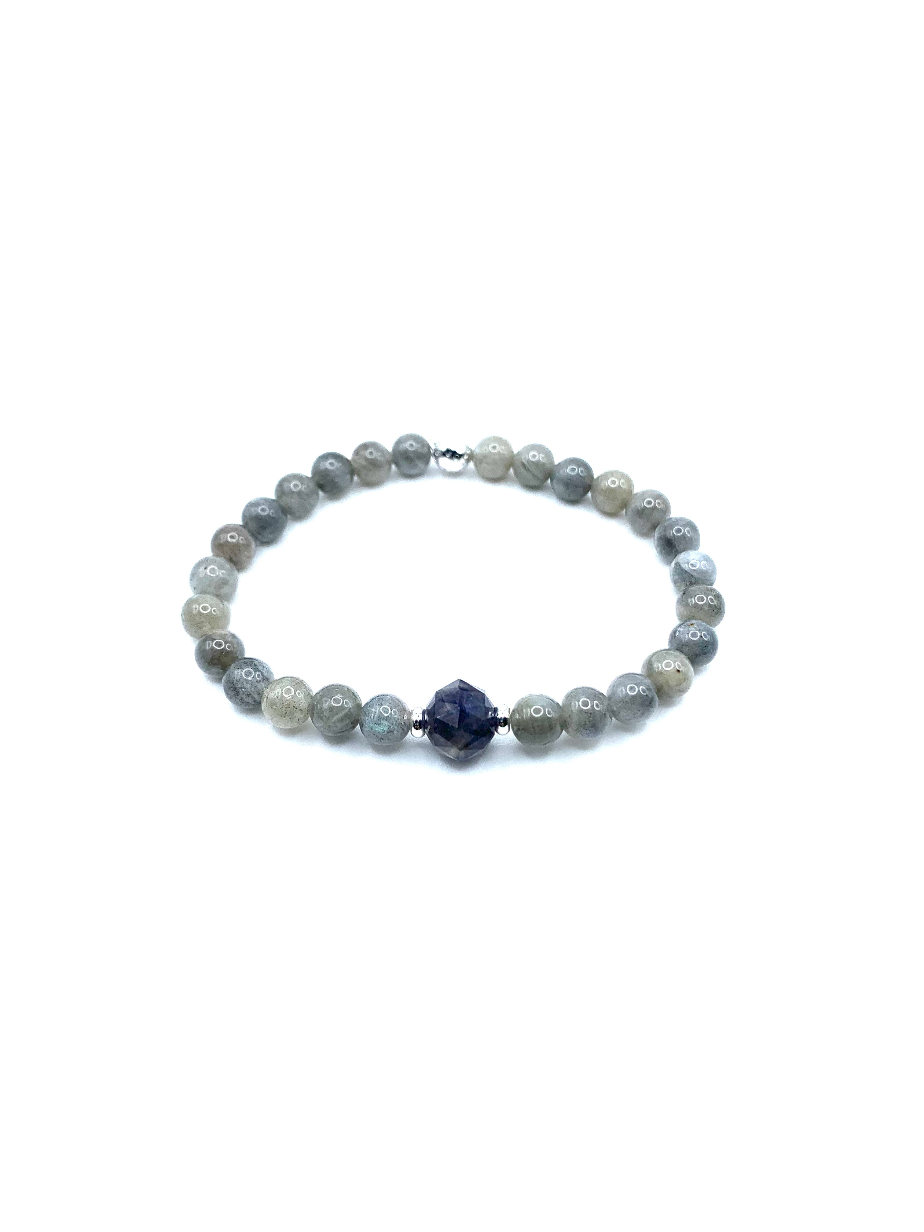 Iolite & Labradorite Bracelet